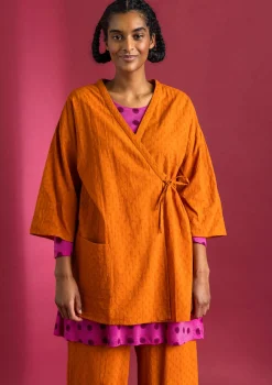 Gudrun Sjödén Kimono aus Bio-Baumwolldobby