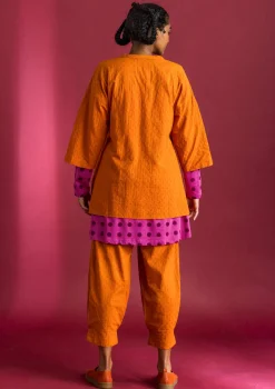 Gudrun Sjödén Kimono aus Bio-Baumwolldobby