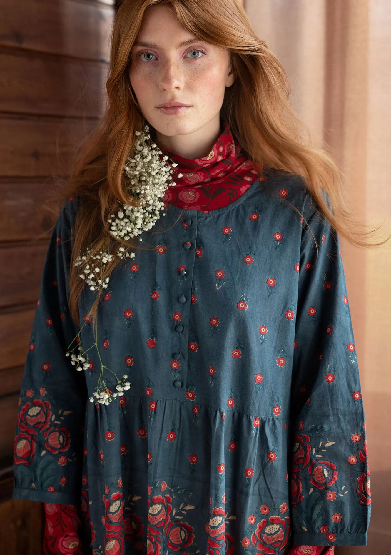 Gudrun Sjödén Kleid „Asta“ aus Bio-Baumwollgewebe