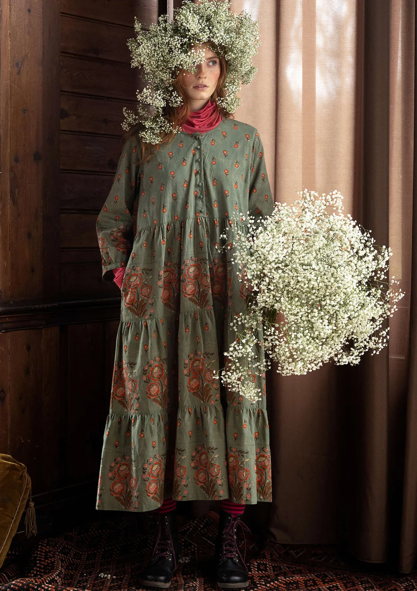 Gudrun Sjödén Kleid „Asta“ aus Bio-Baumwollgewebe