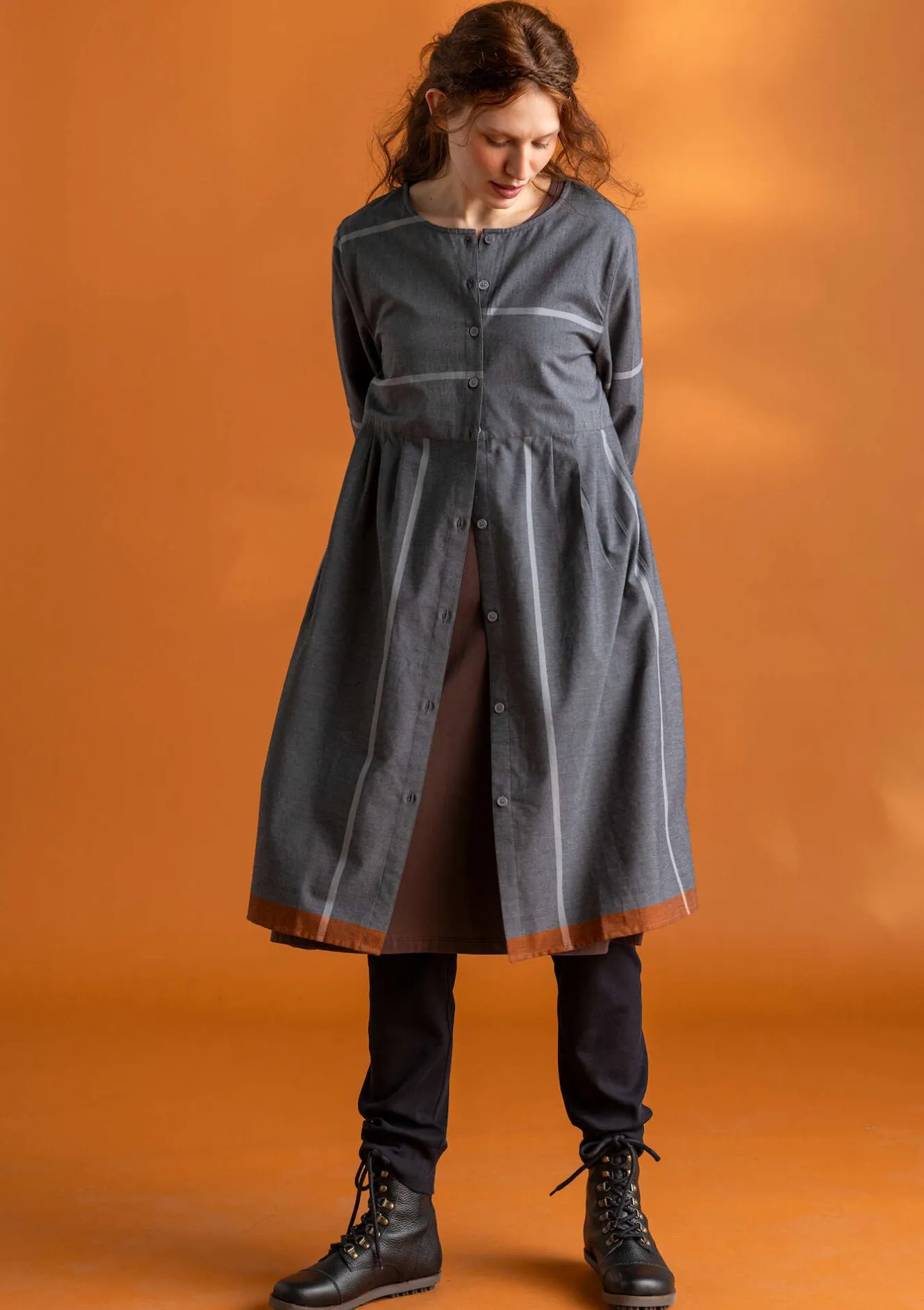 Gudrun Sjödén Kleid „Ava” aus Bio-Baumwollgewebe