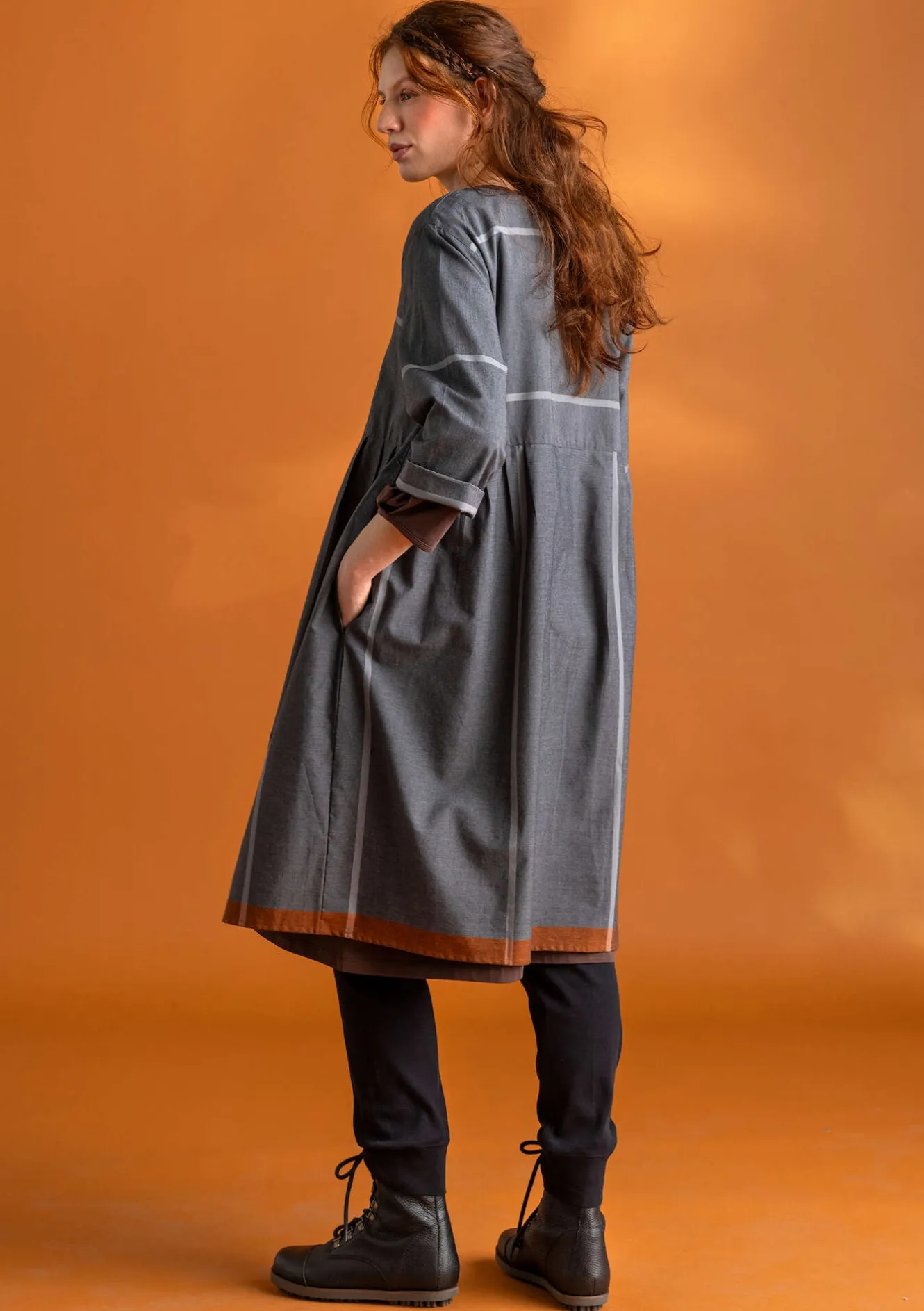 Gudrun Sjödén Kleid „Ava” aus Bio-Baumwollgewebe