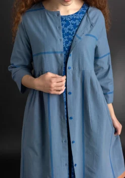 Gudrun Sjödén Kleid „Ava” aus Bio-Baumwollgewebe