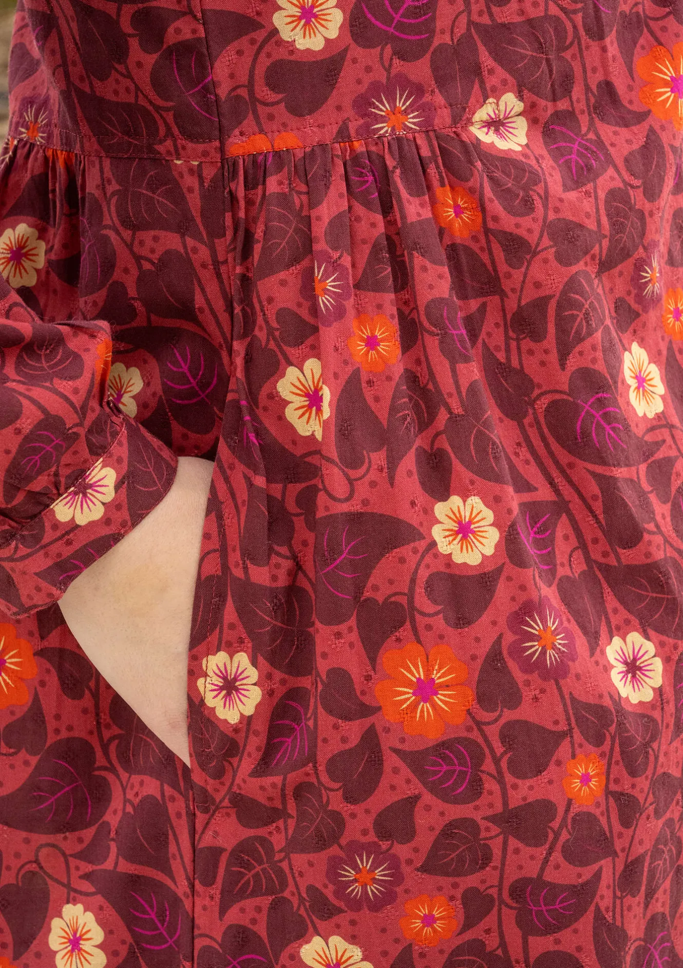 Gudrun Sjödén Kleid „Borealis“ aus Bio-Baumwollgewebe