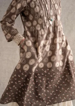 Gudrun Sjödén Kleid „Clay“ aus Bio-Baumwollgewebe