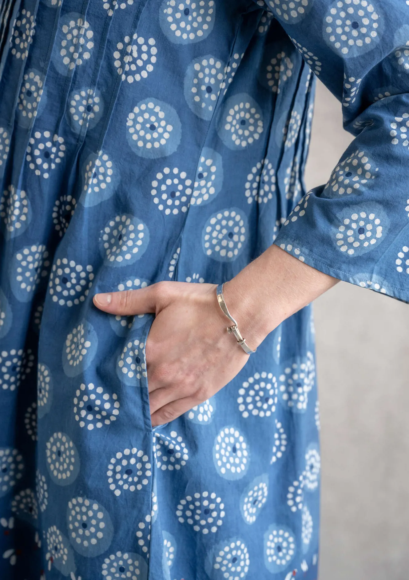 Gudrun Sjödén Kleid „Clay“ aus Bio-Baumwollgewebe