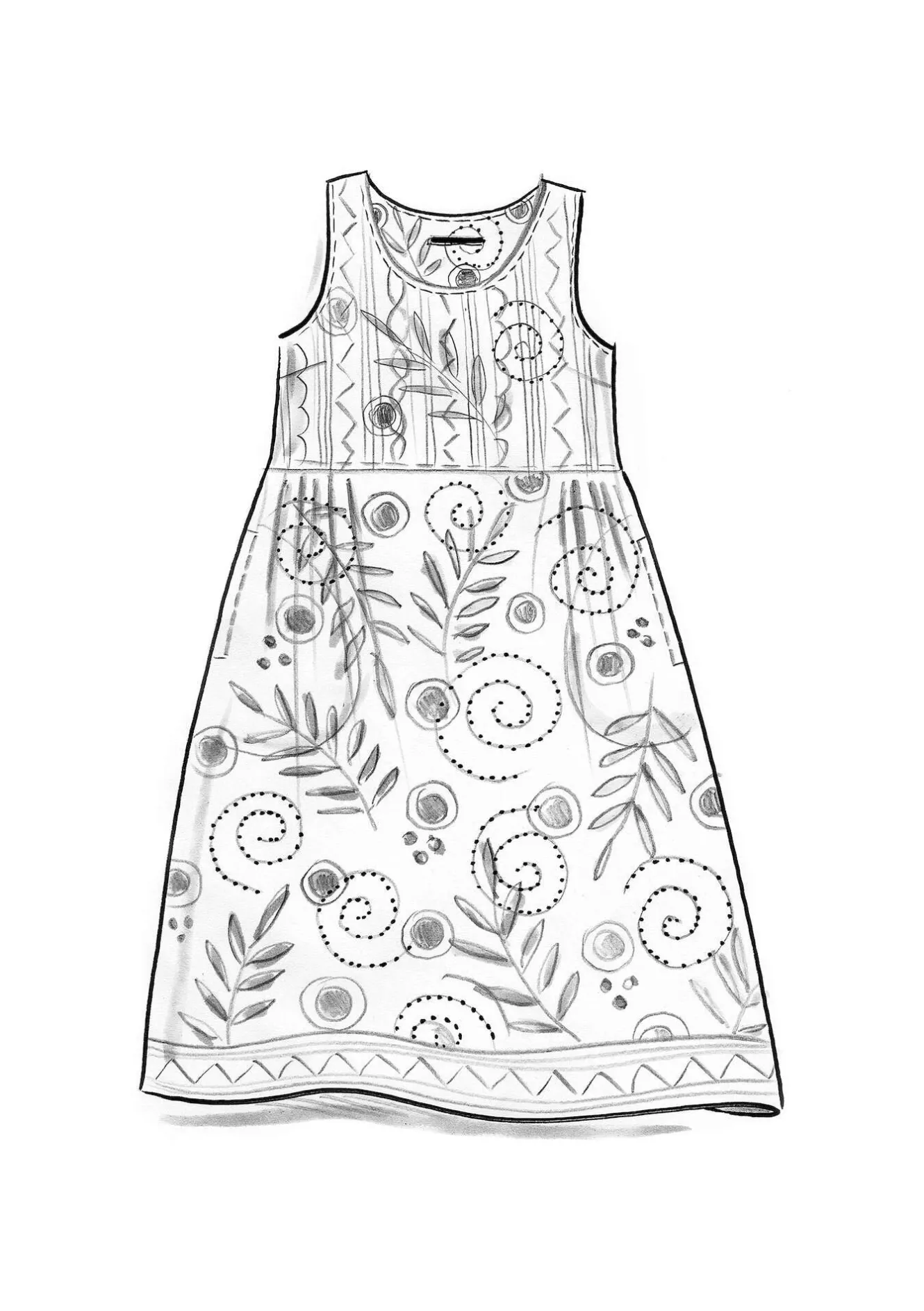 Gudrun Sjödén Kleid „Embla“ aus Bio-Baumwollgewebe