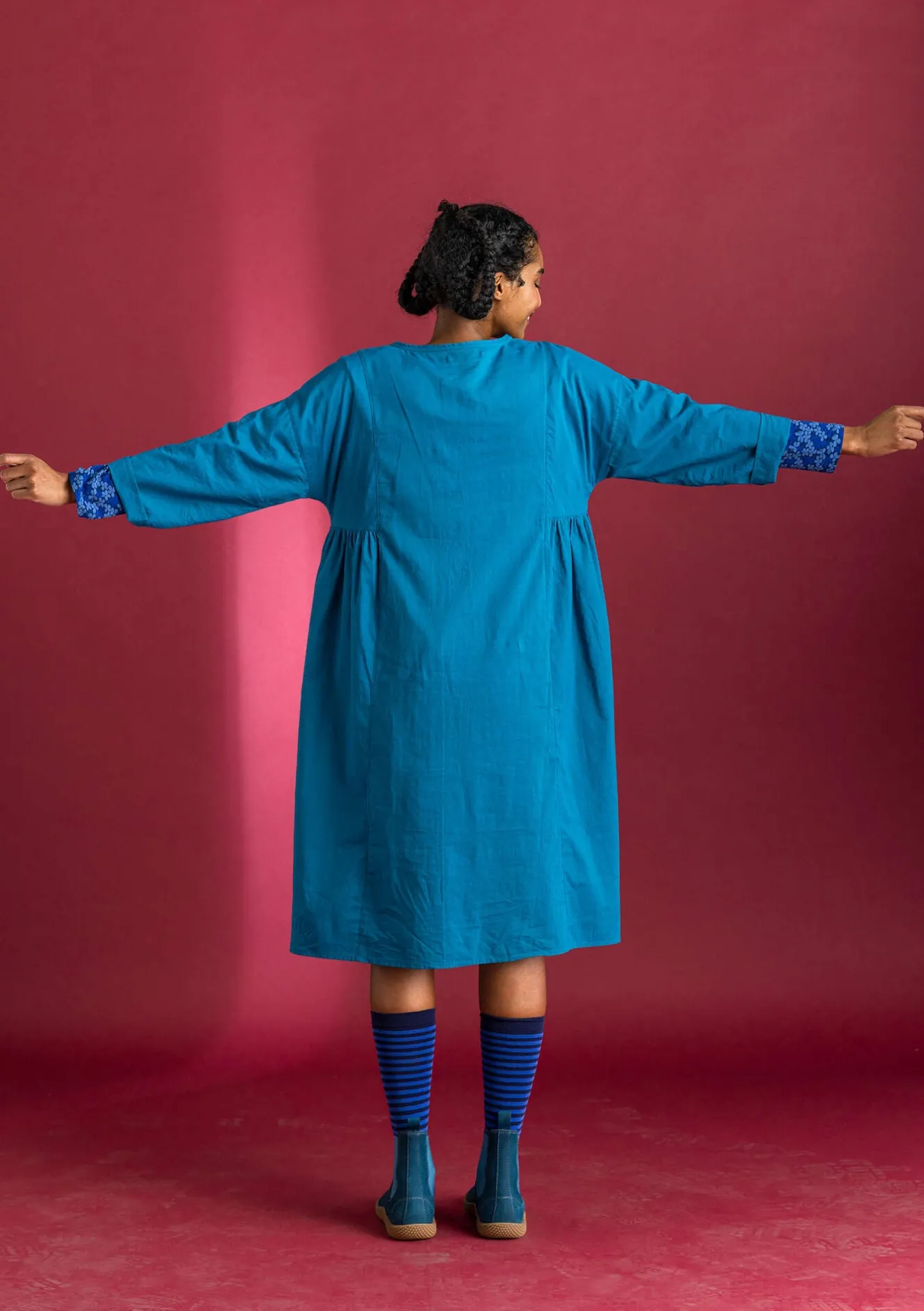 Gudrun Sjödén Kleid „Hedda“ aus Bio-Baumwollgewebe