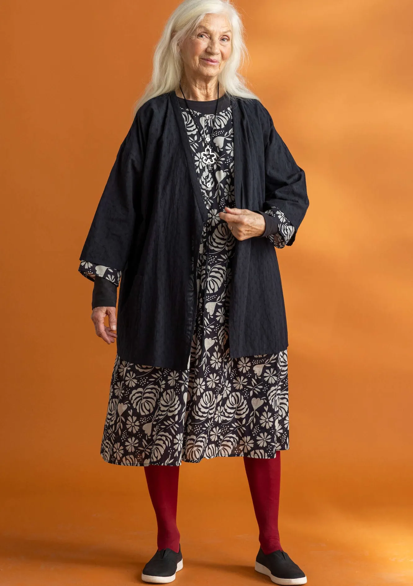 Gudrun Sjödén Kleid „Hedda“ aus Bio-Baumwollgewebe
