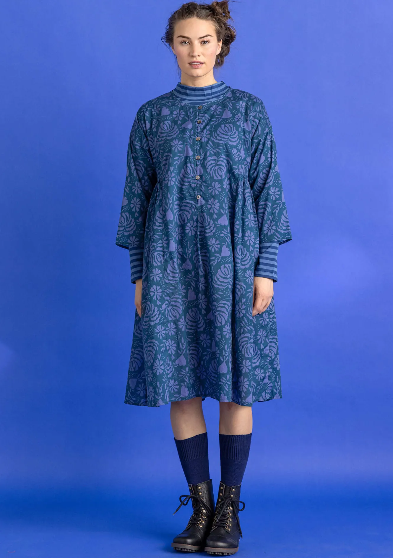 Gudrun Sjödén Kleid „Hedda“ aus Bio-Baumwollgewebe