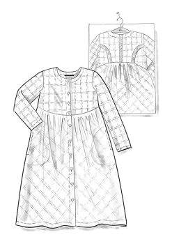 Gudrun Sjödén Kleid „Helga“ aus Bio-Baumwollgewebe