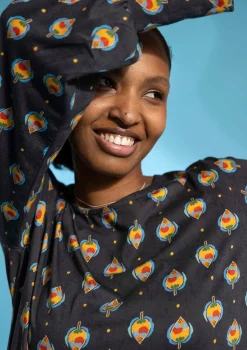 Gudrun Sjödén Kleid „Katmandu“ aus Bio-Baumwolle/Modal