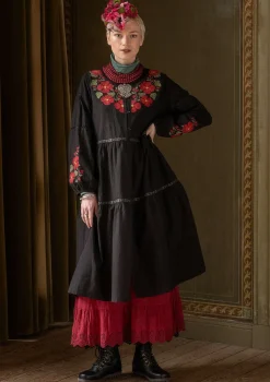 Gudrun Sjödén Kleid „Åland“ aus Bio-Baumwollgewebe