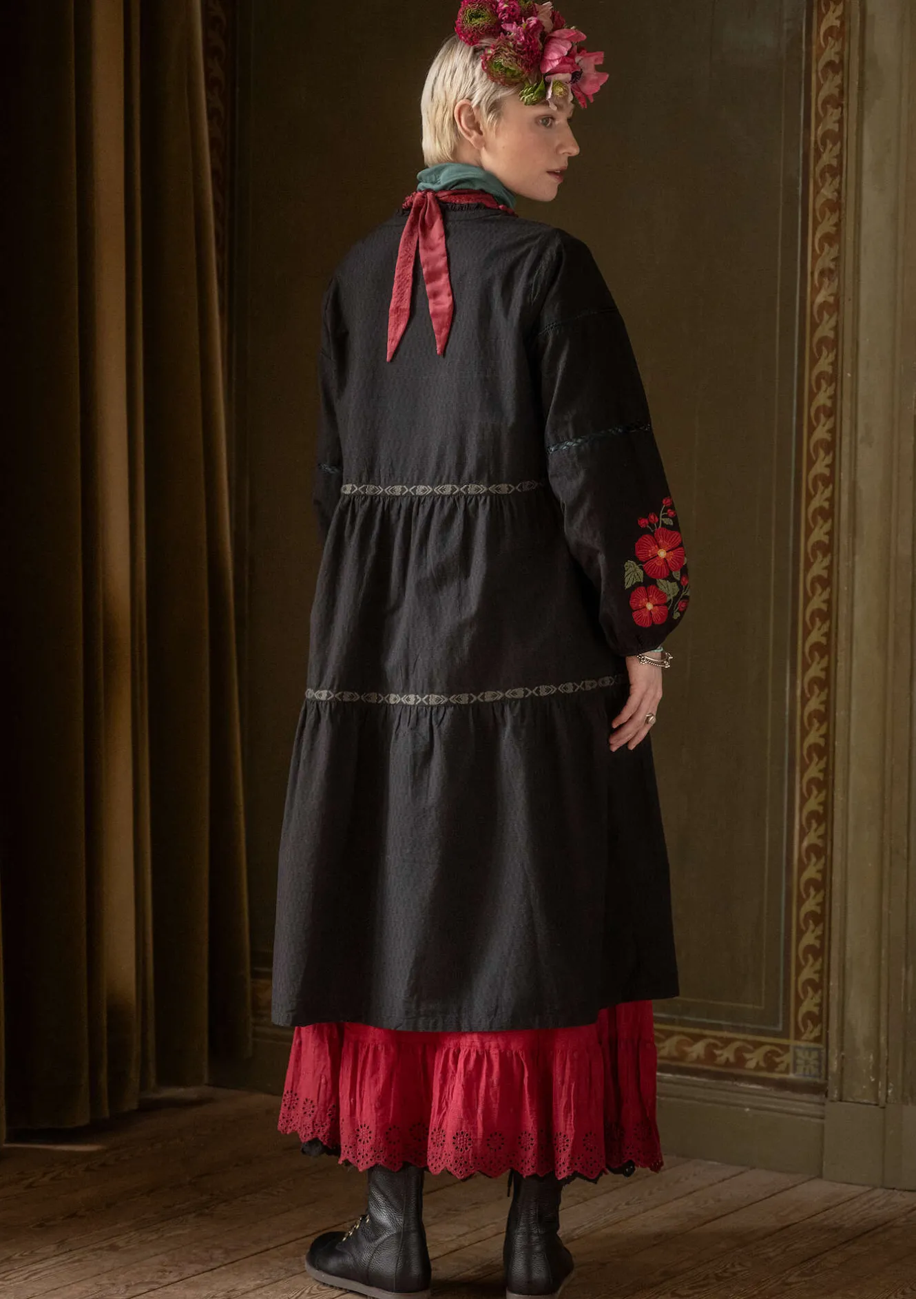 Gudrun Sjödén Kleid „Åland“ aus Bio-Baumwollgewebe