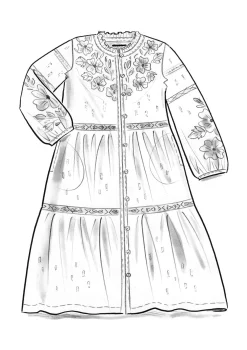Gudrun Sjödén Kleid „Åland“ aus Bio-Baumwollgewebe