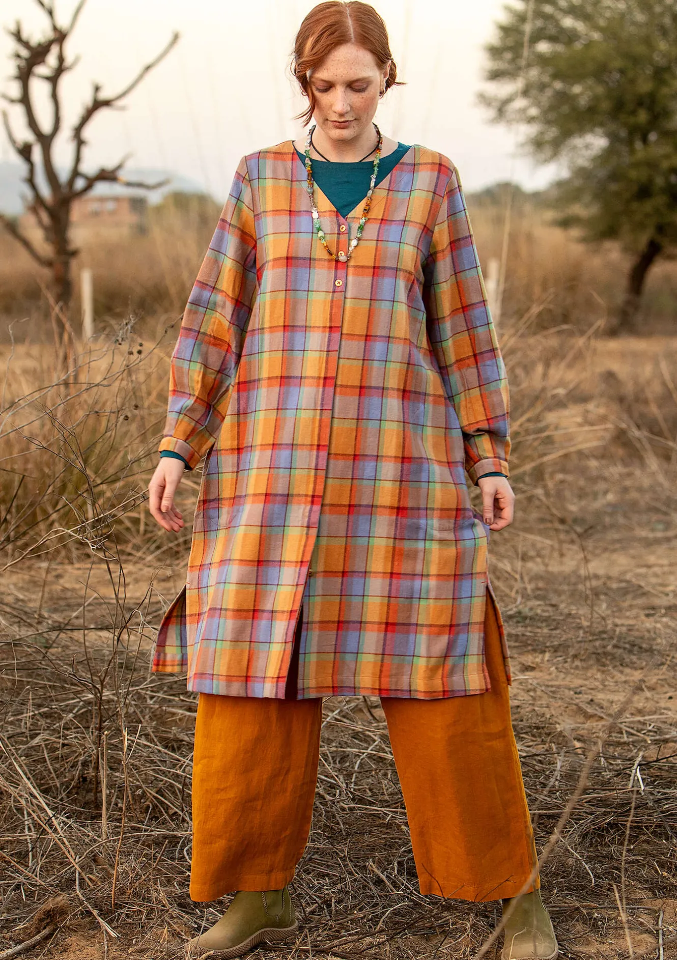 Gudrun Sjödén Kleid „Skagen“ aus Bio-Baumwollgewebe