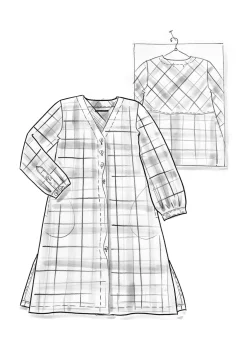 Gudrun Sjödén Kleid „Skagen“ aus Bio-Baumwollgewebe