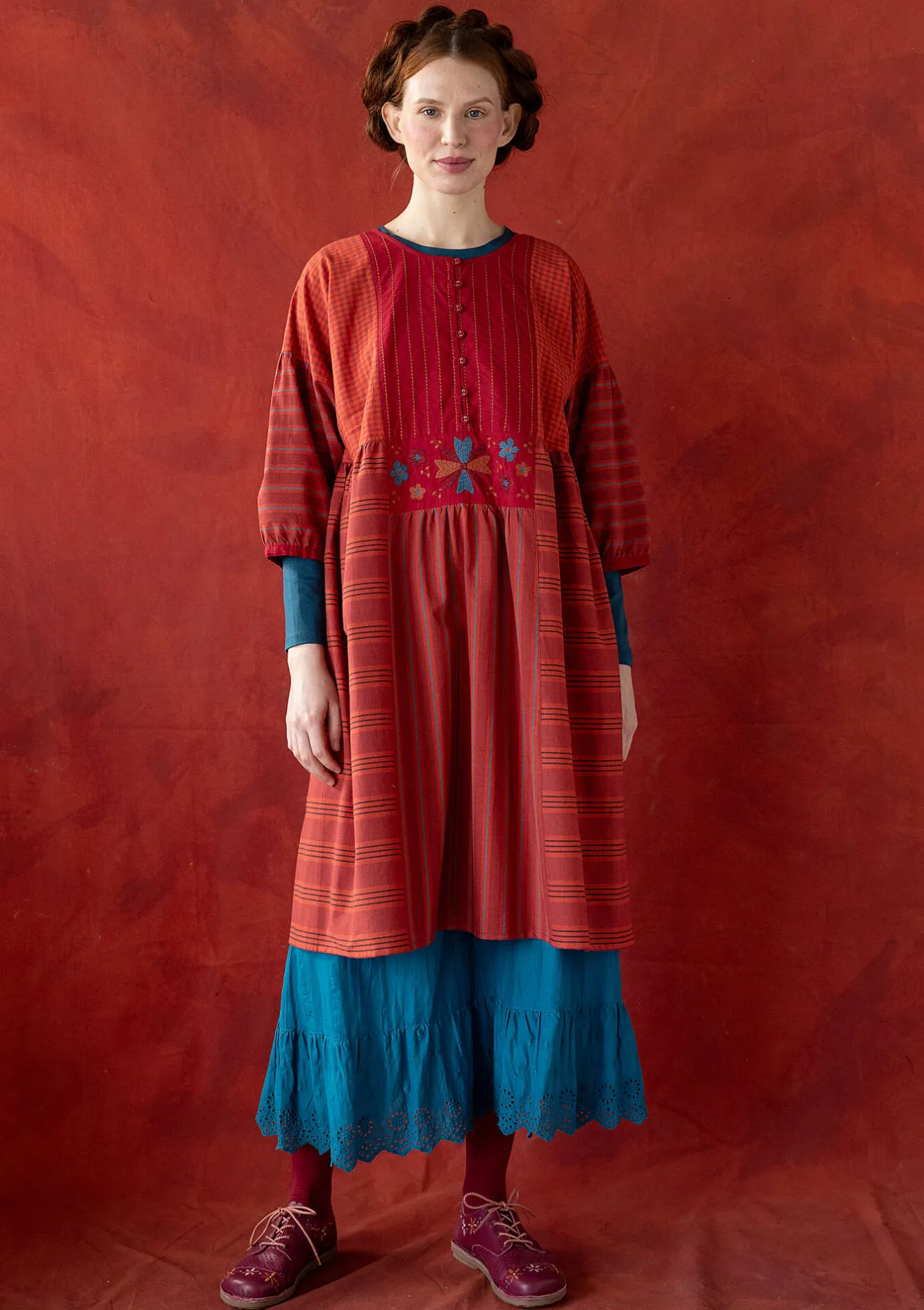 Gudrun Sjödén Kleid „Sofia“ aus Bio-Baumwollgewebe