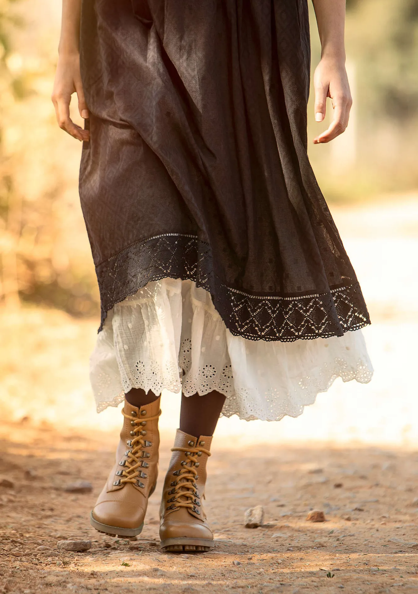 Gudrun Sjödén Kleid „Strandfynd“ aus Bio-Baumwollgewebe