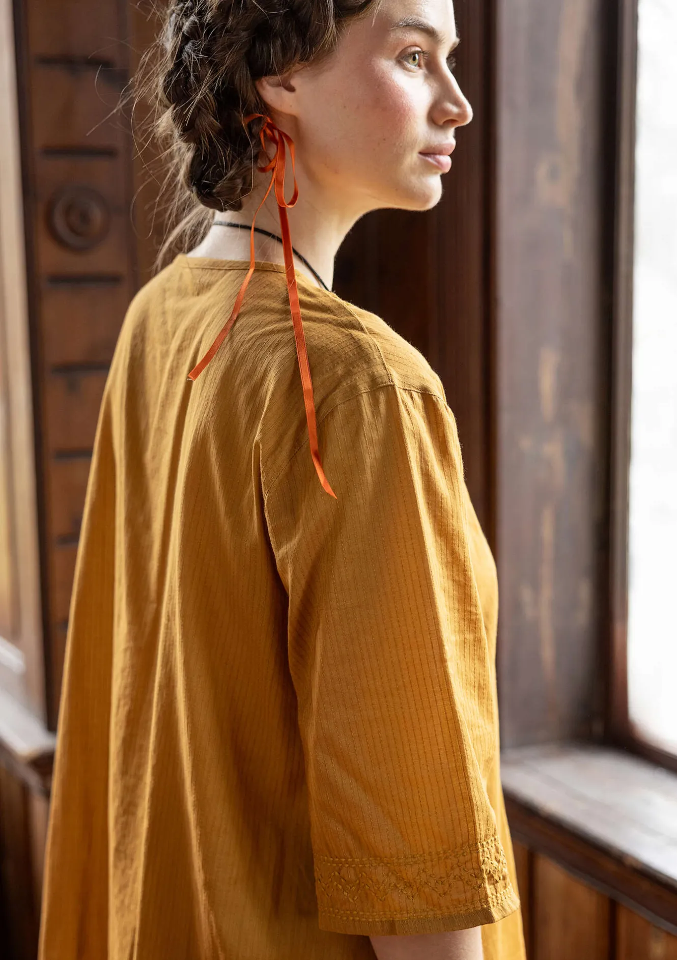 Gudrun Sjödén Kleid „Wanja“ aus Bio-Baumwollgewebe