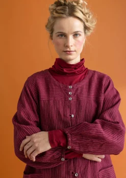 Gudrun Sjödén Künstlerbluse „Asta“ aus Leinengewebe