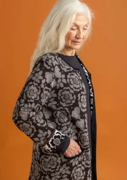 Gudrun Sjödén Langstrickjacke „Astrid“ aus Bio-/Recycling-Baumwolle