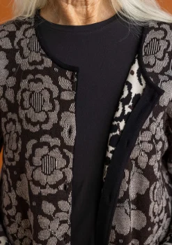 Gudrun Sjödén Langstrickjacke „Astrid“ aus Bio-/Recycling-Baumwolle