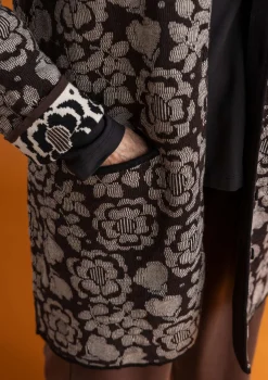 Gudrun Sjödén Langstrickjacke „Astrid“ aus Bio-/Recycling-Baumwolle