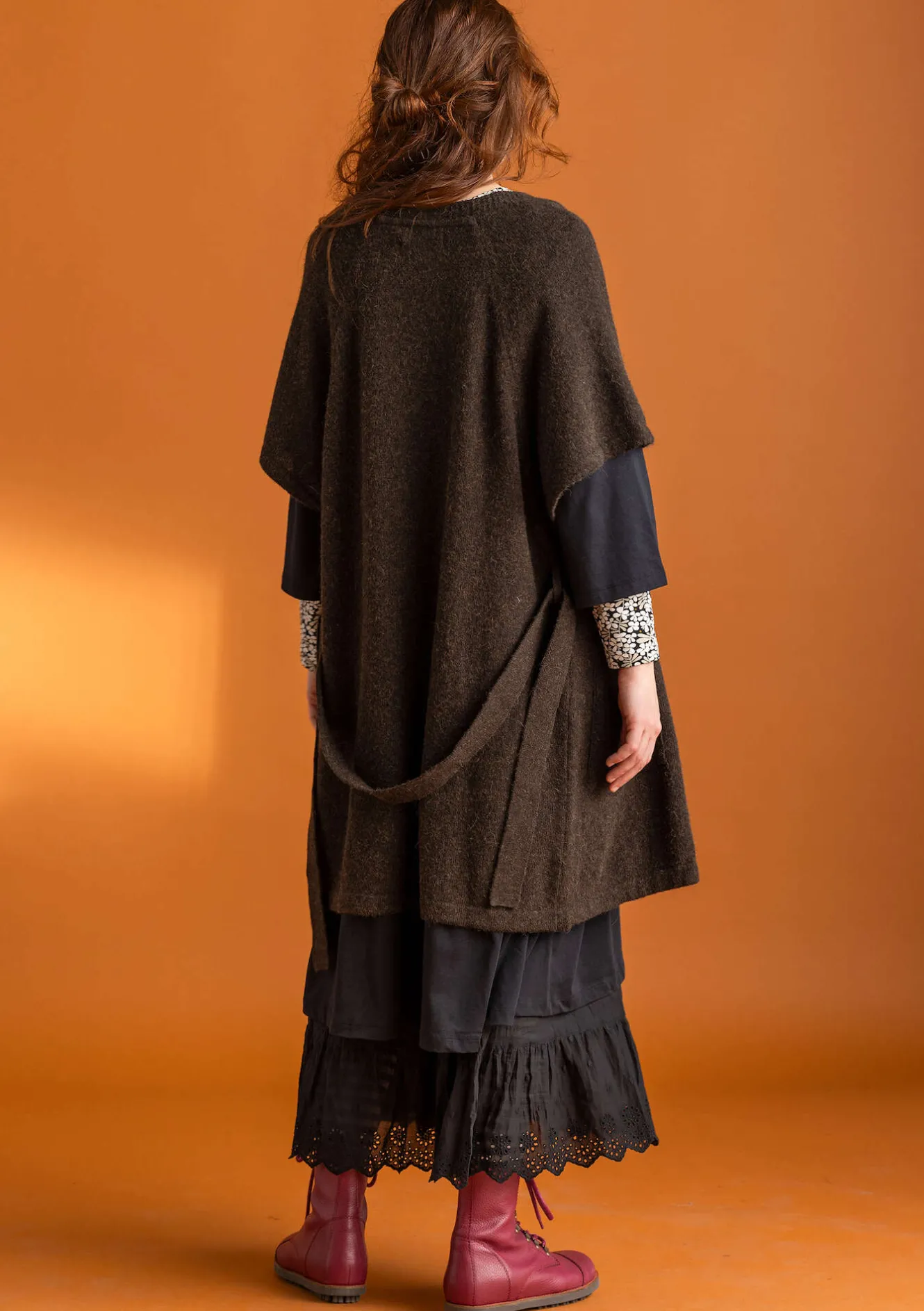 Gudrun Sjödén Langstrickjacke aus Alpakagemisch