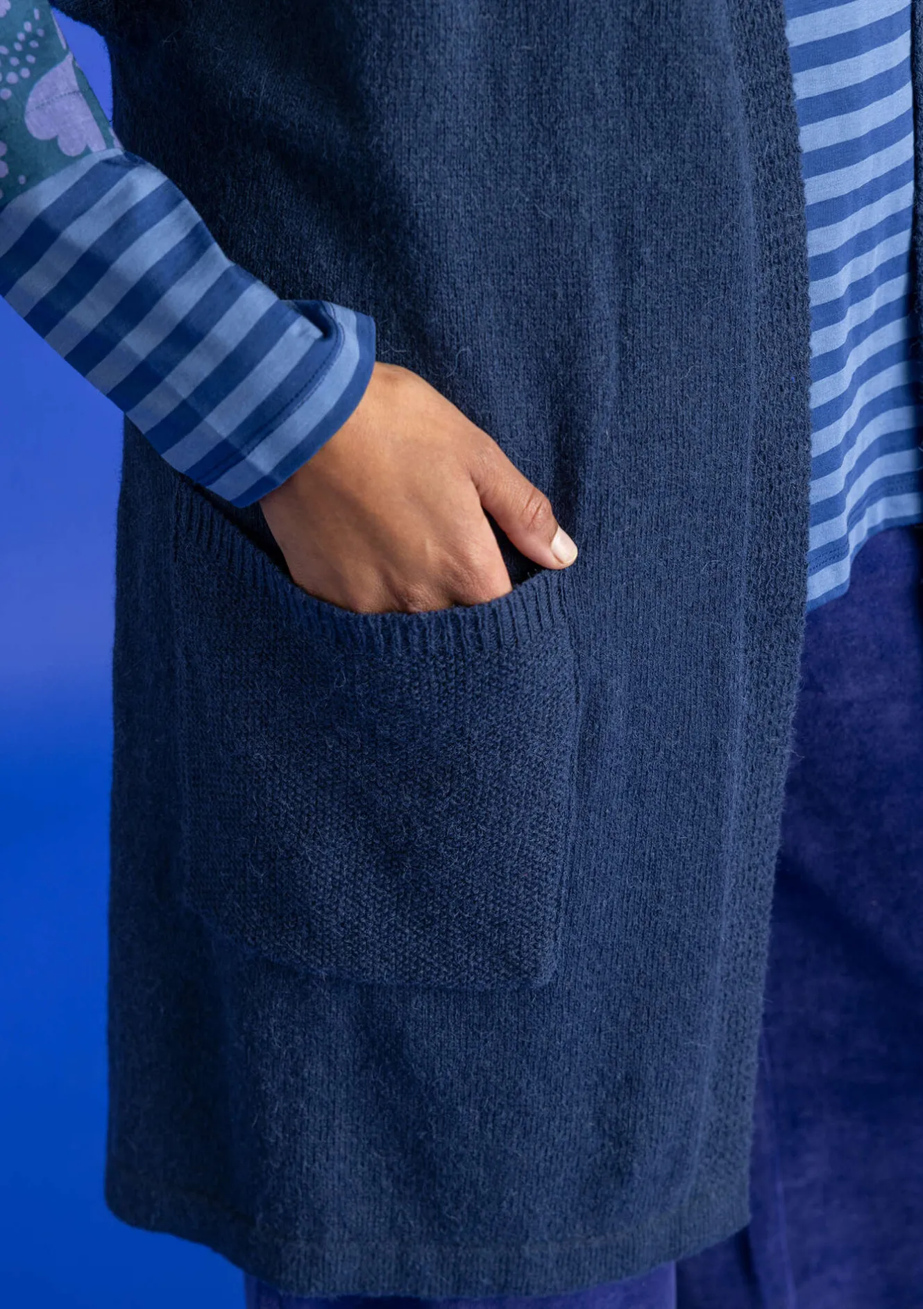 Gudrun Sjödén Langstrickjacke aus Alpakagemisch