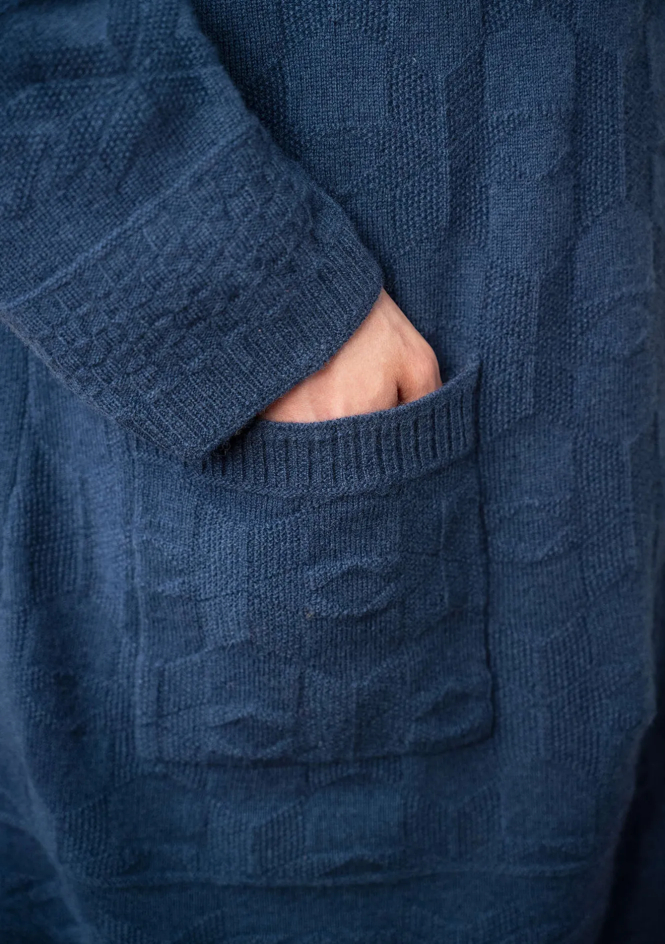 Gudrun Sjödén Langstrickjacke „Capella“ aus Lammwolle