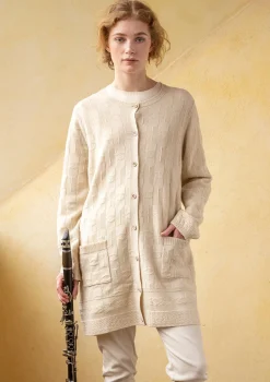Gudrun Sjödén Langstrickjacke „Capella“ aus Lammwolle