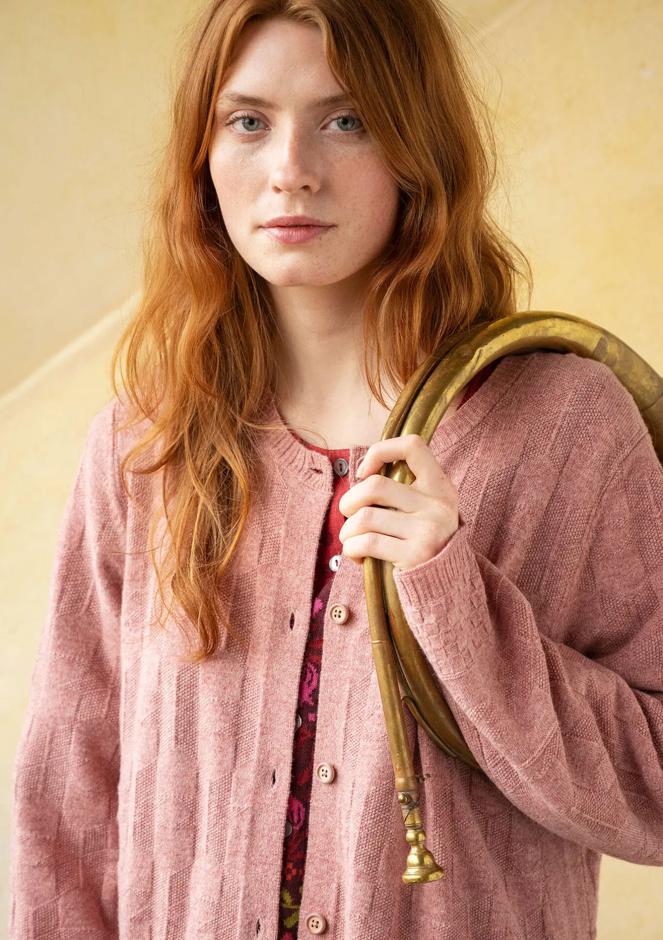 Gudrun Sjödén Langstrickjacke „Capella“ aus Lammwolle