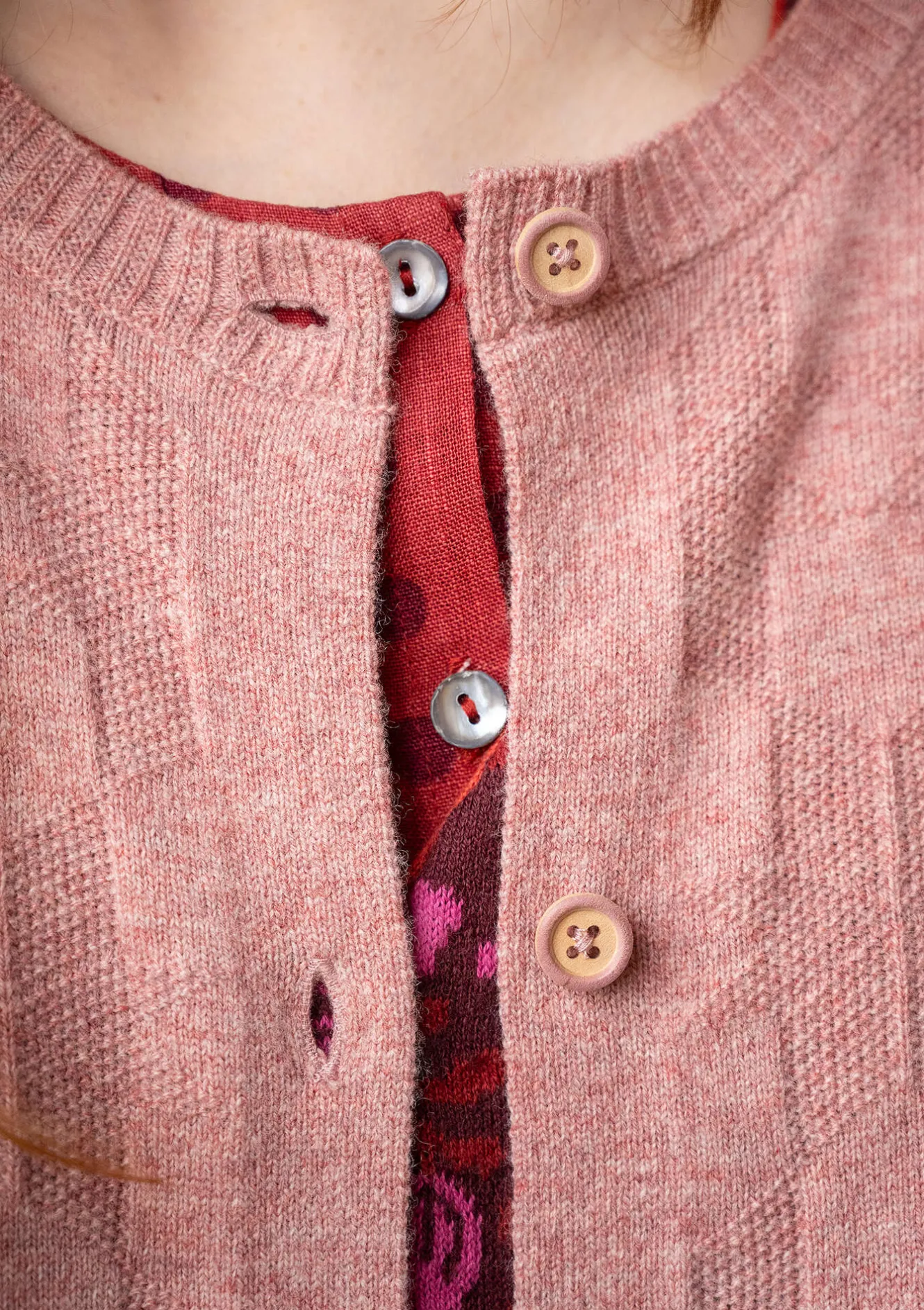 Gudrun Sjödén Langstrickjacke „Capella“ aus Lammwolle