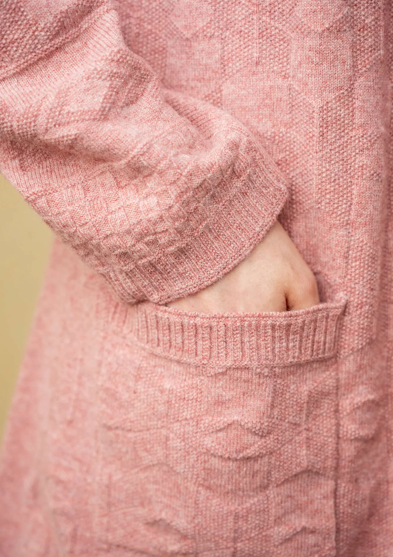 Gudrun Sjödén Langstrickjacke „Capella“ aus Lammwolle