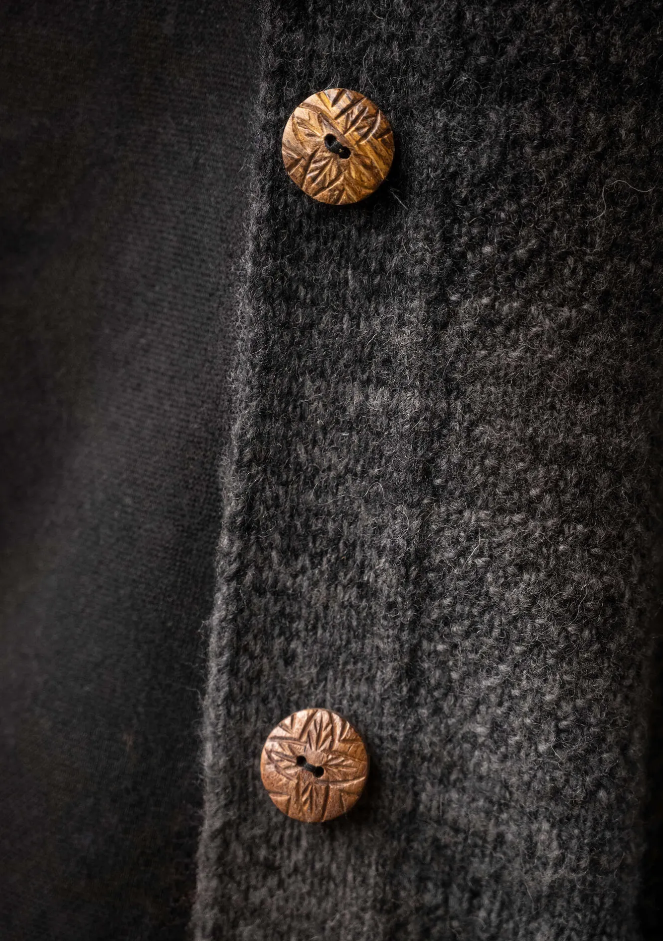 Gudrun Sjödén Langstrickjacke „Eckerö“ aus Space-Dye-Wolle