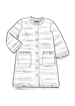 Gudrun Sjödén Langstrickjacke „Eckerö“ aus Space-Dye-Wolle