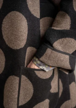 Gudrun Sjödén Mantel „Stone“ aus Wollmischgewebe