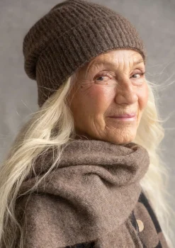 Gudrun Sjödén Mütze aus Alpakagemisch