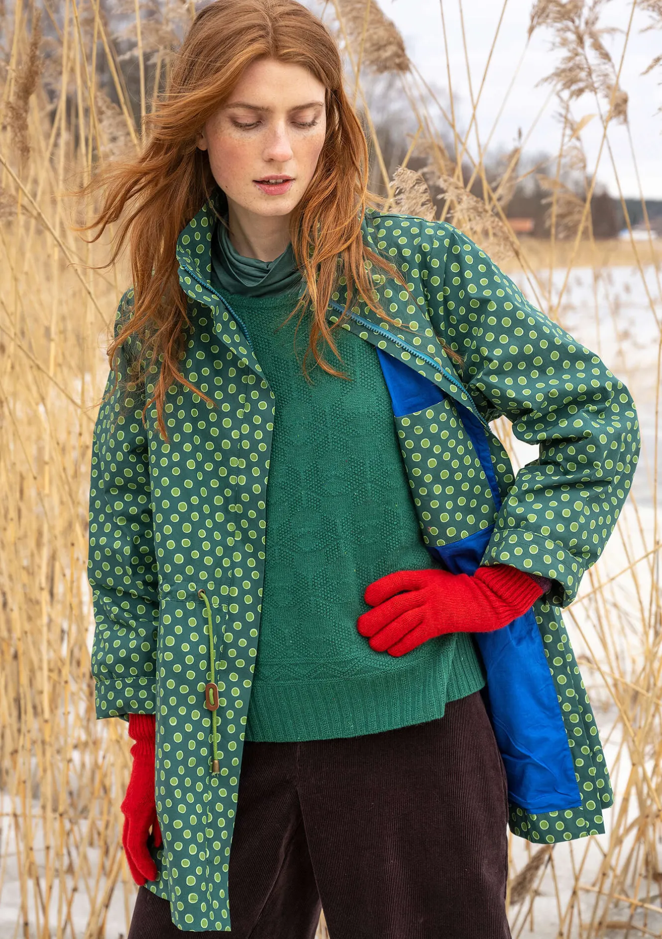 Gudrun Sjödén Parka „Lucy“ aus Bio-Baumwollgewebe