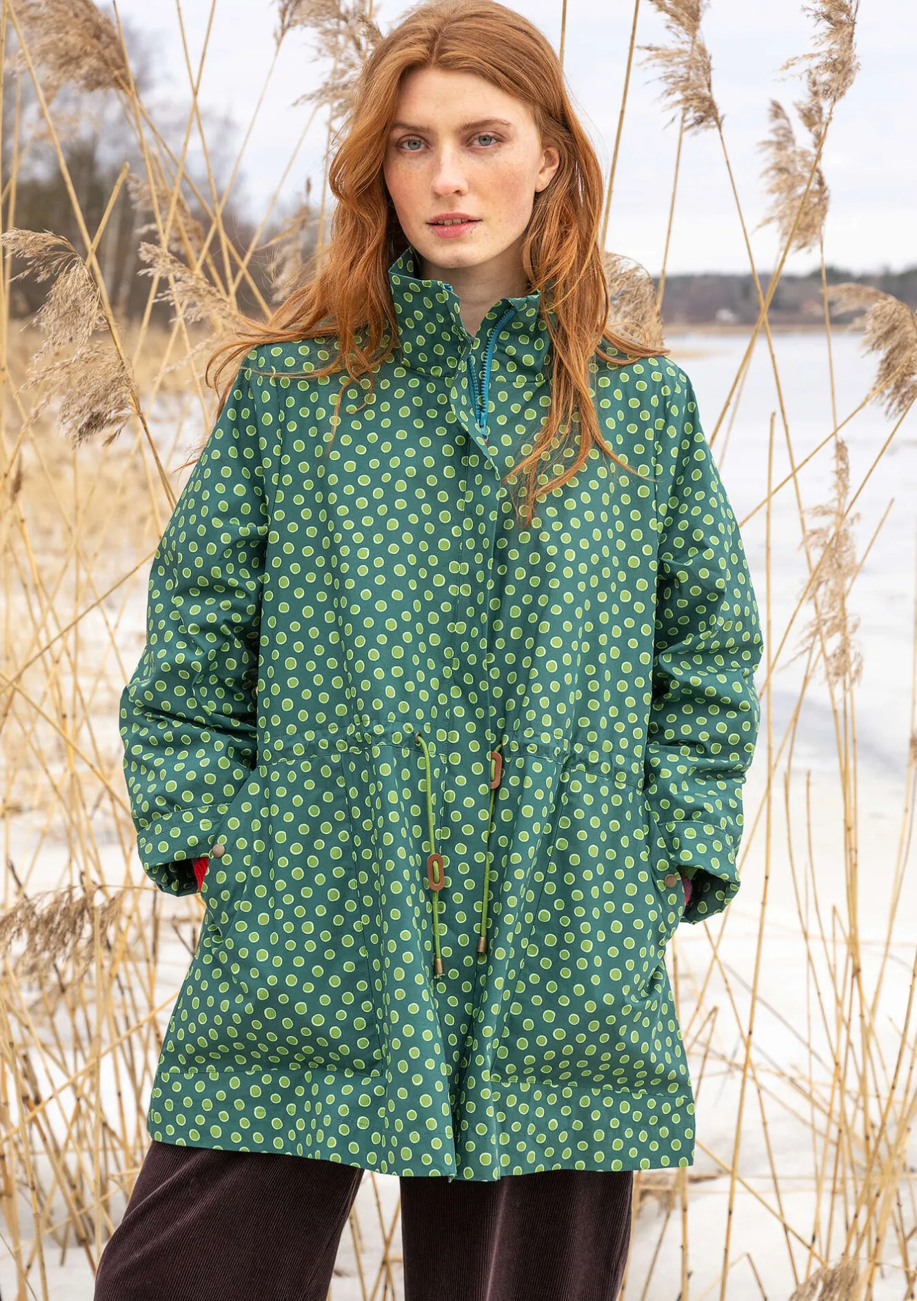 Gudrun Sjödén Parka „Lucy“ aus Bio-Baumwollgewebe