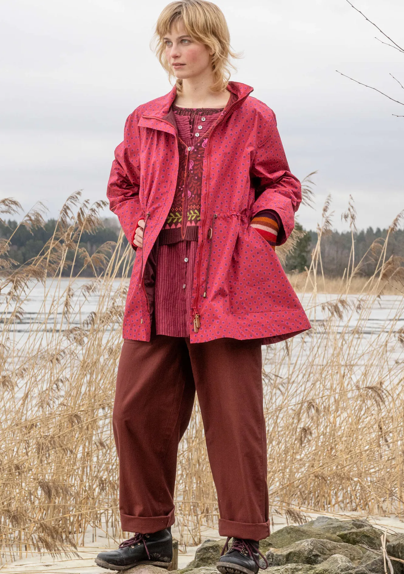 Gudrun Sjödén Parka „Lucy“ aus Bio-Baumwollgewebe