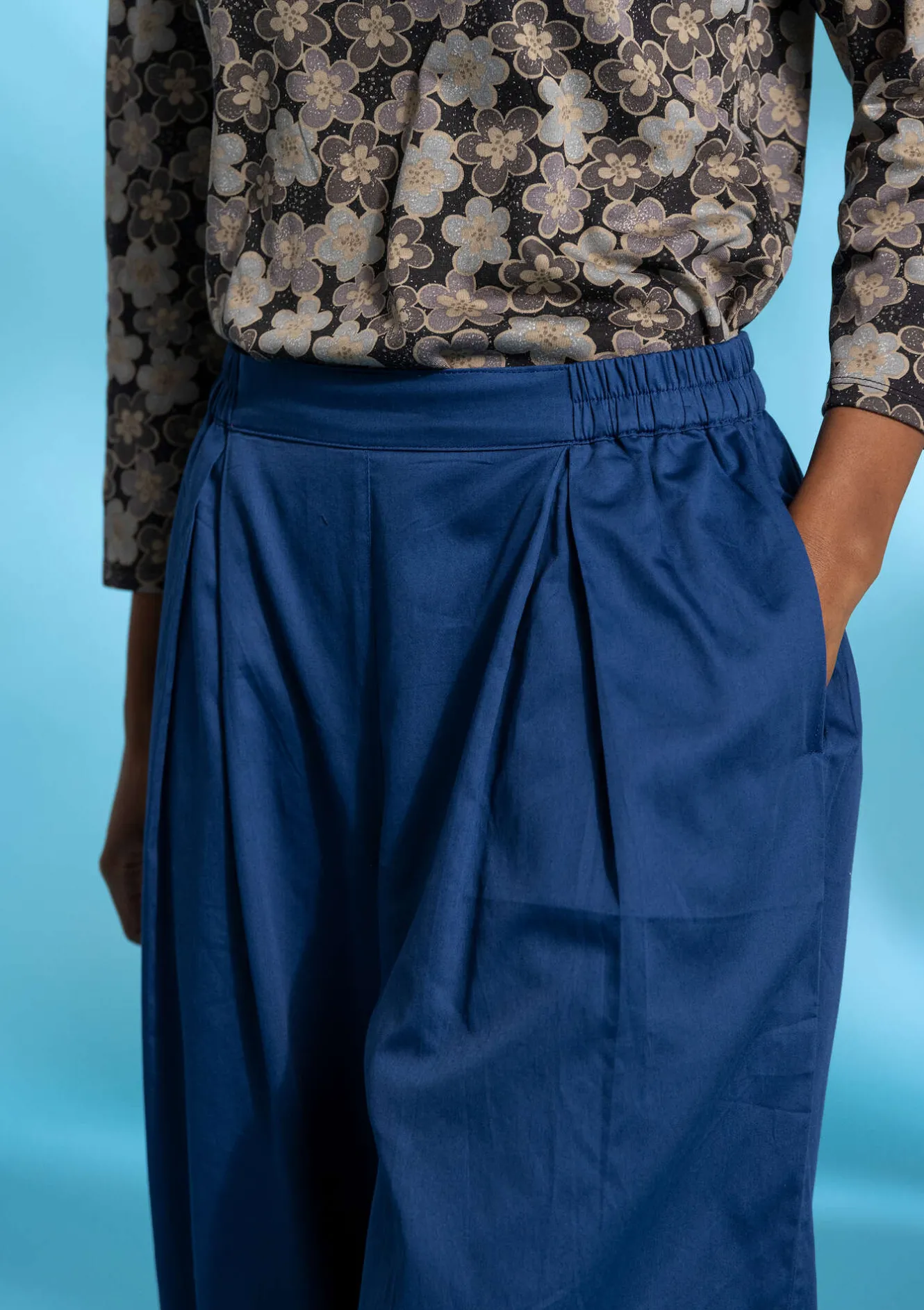 Gudrun Sjödén Pluderhose aus Bio-Baumwollgewebe