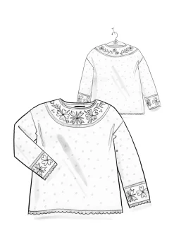 Gudrun Sjödén Pullover „Maria“ aus Bio-/Recycling-Baumwolle