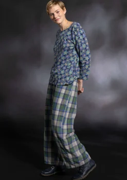 Gudrun Sjödén Pyjamahose „Skagen“ aus Bio-Baumwollgewebe