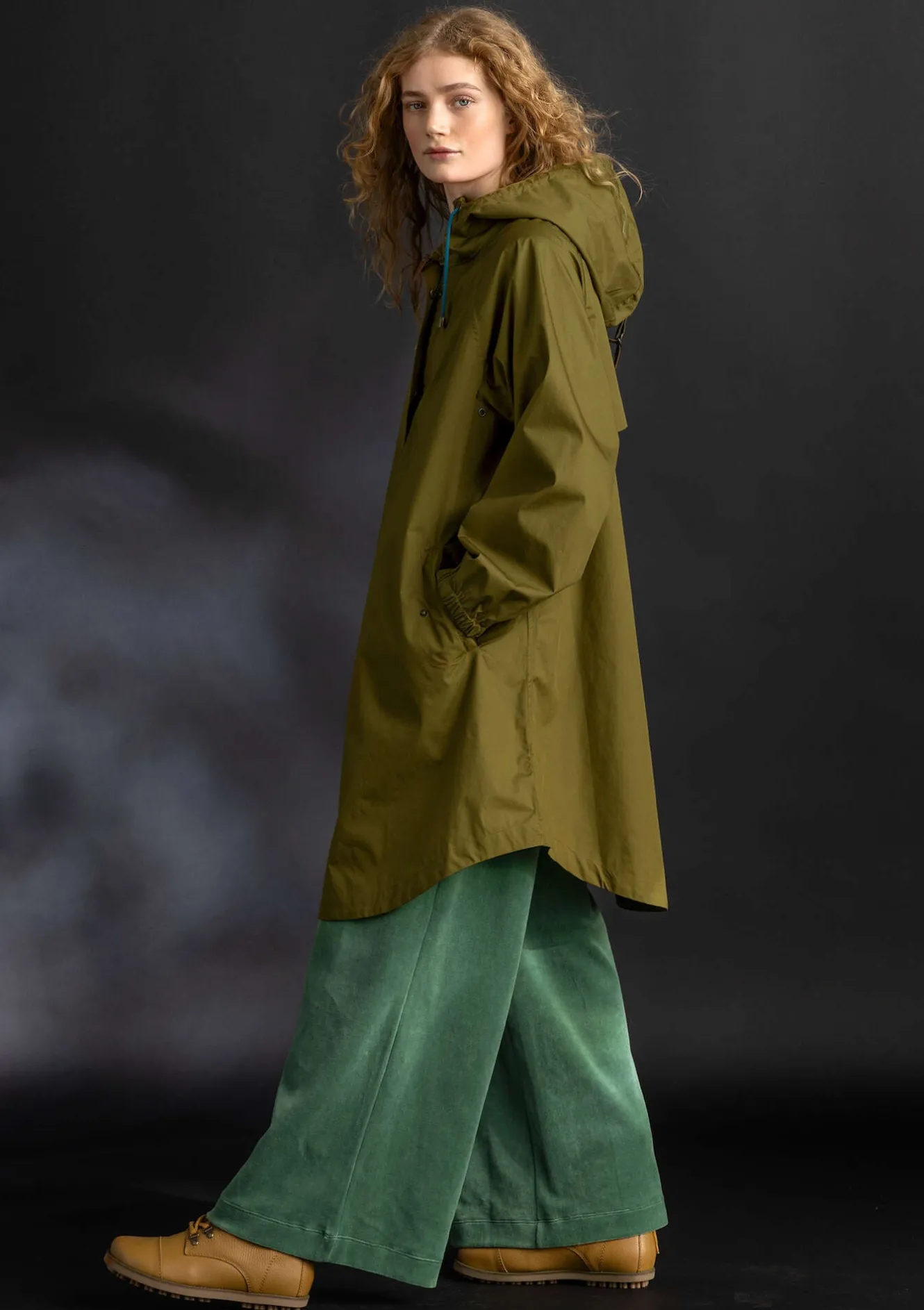 Gudrun Sjödén Regenjacke „Hedda“ aus Bio-Baumwollgewebe