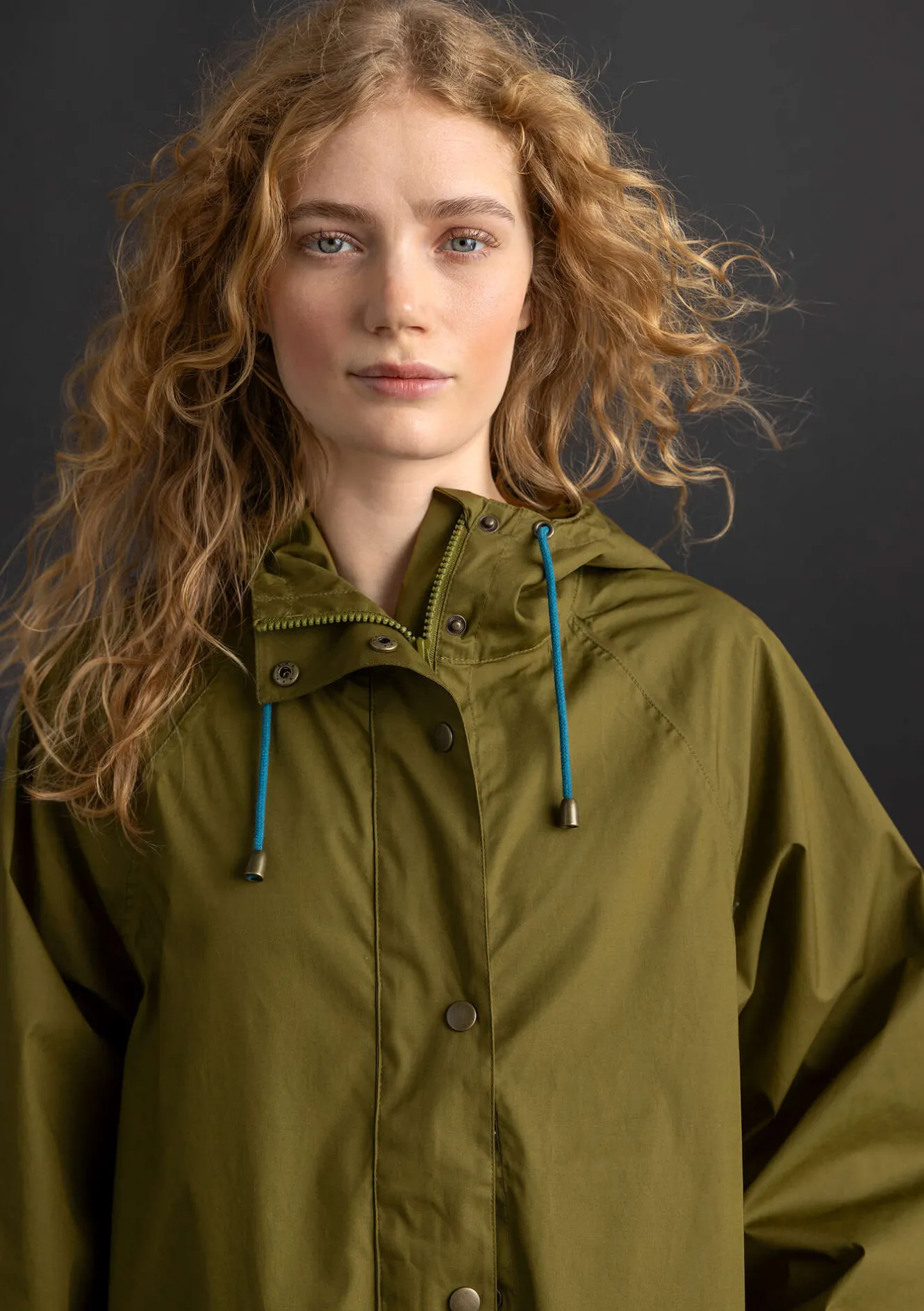 Gudrun Sjödén Regenjacke „Hedda“ aus Bio-Baumwollgewebe