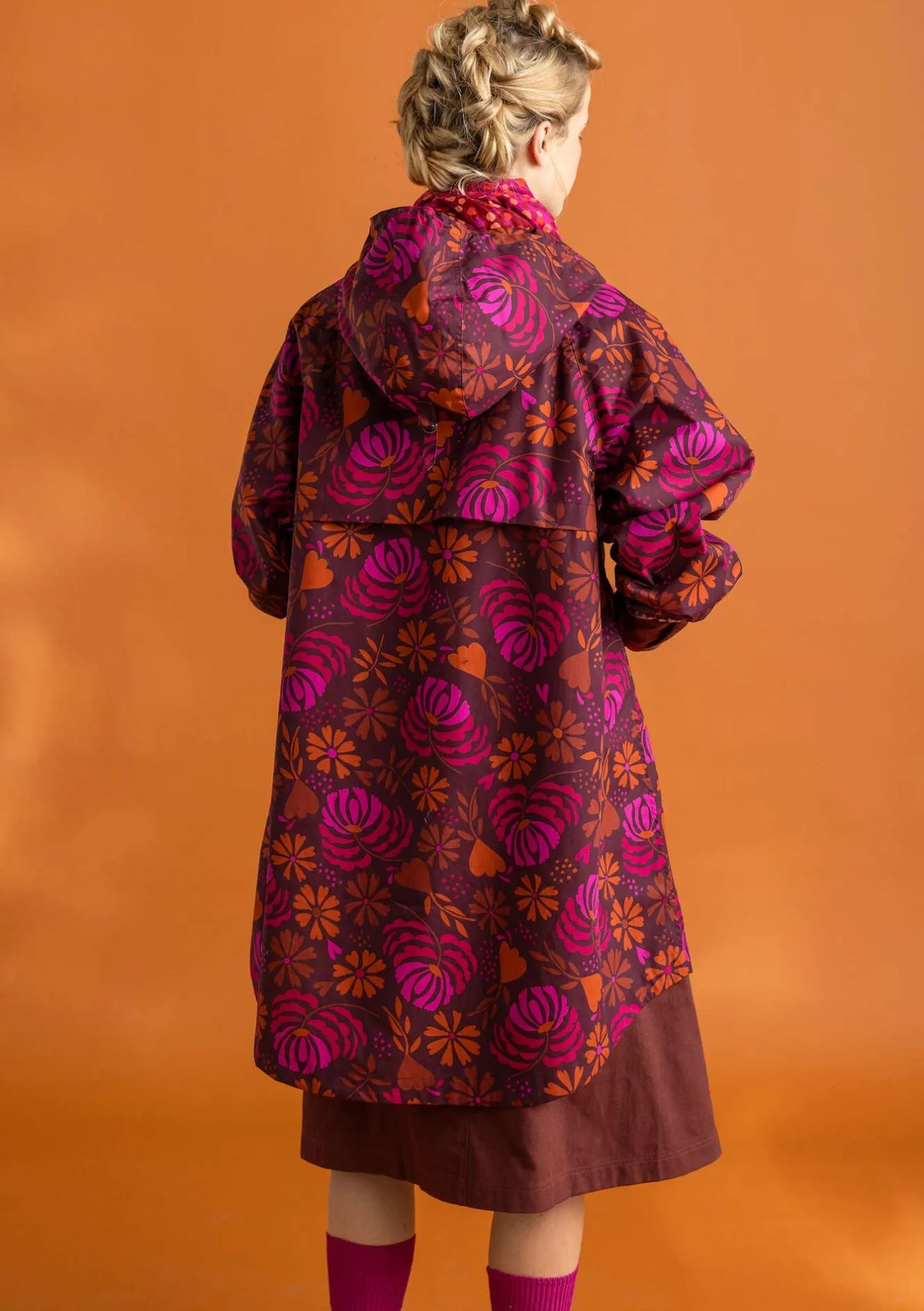 Gudrun Sjödén Regenjacke „Hedda“ aus Bio-Baumwollgewebe