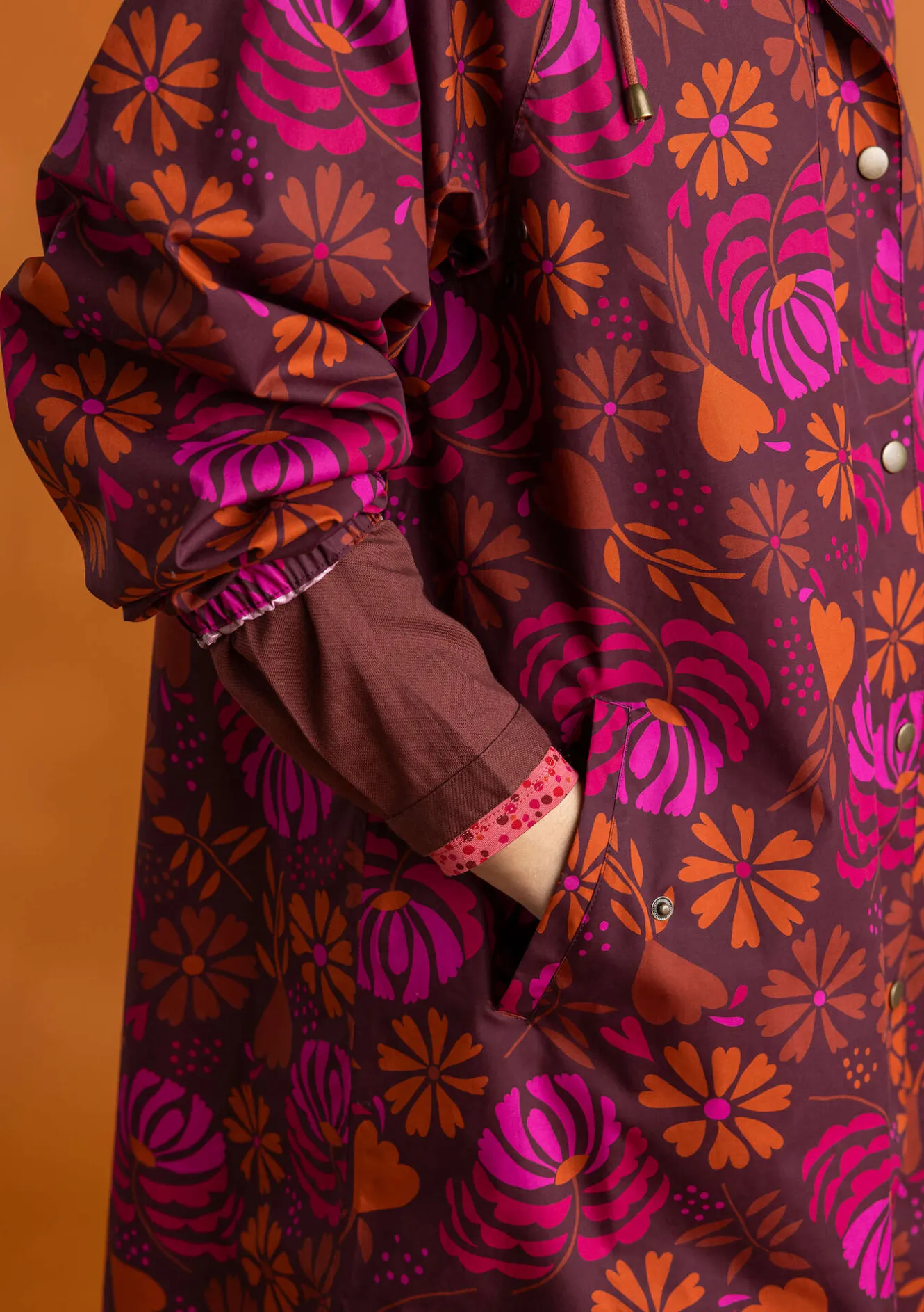 Gudrun Sjödén Regenjacke „Hedda“ aus Bio-Baumwollgewebe