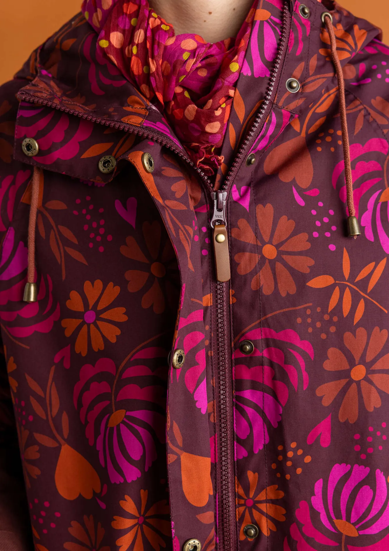 Gudrun Sjödén Regenjacke „Hedda“ aus Bio-Baumwollgewebe